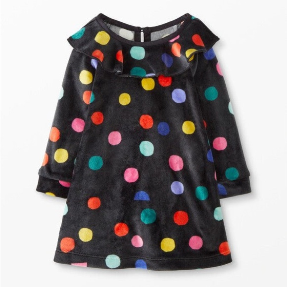 Hanna Andersson Velour Polka Dot Dress🎉👗